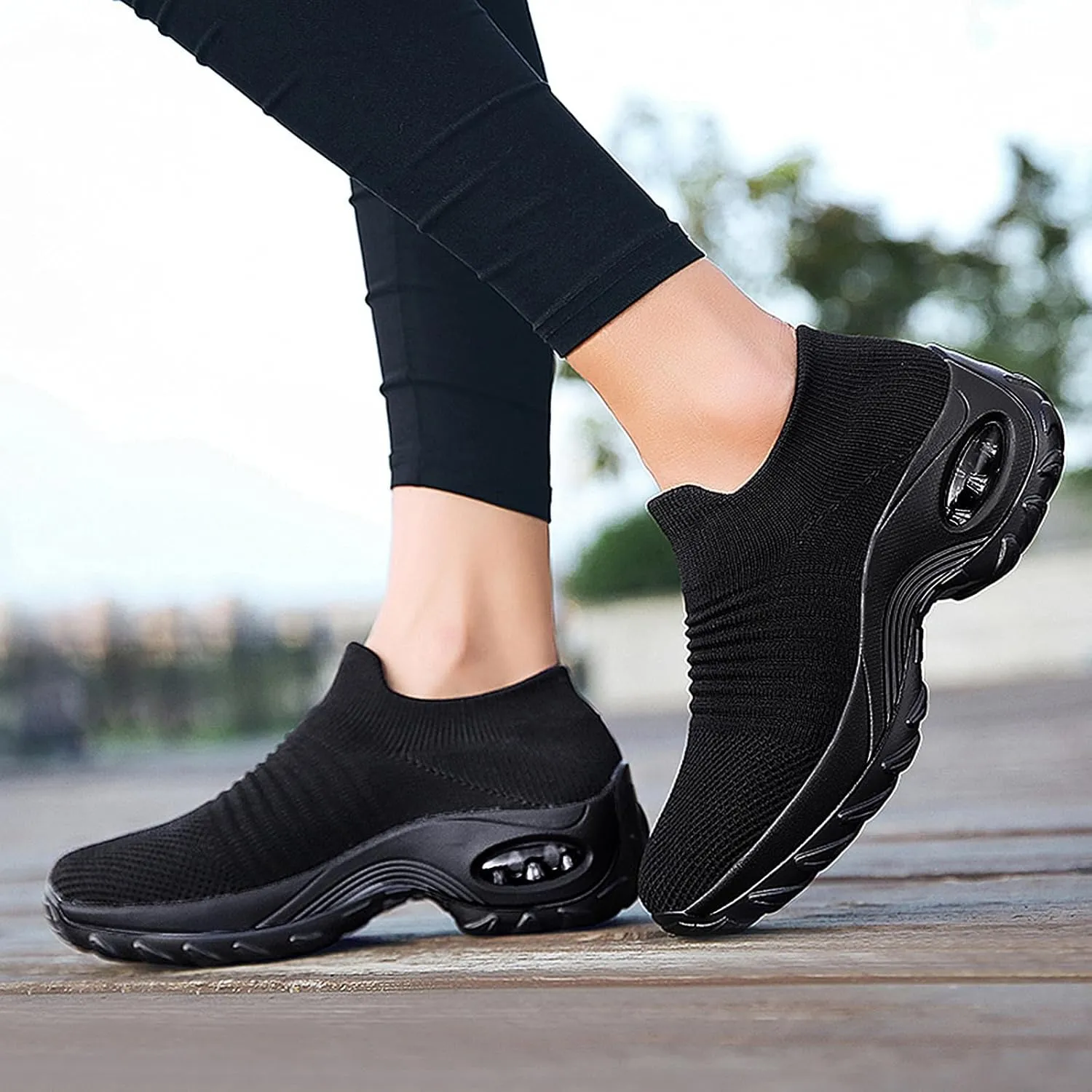 Non Slip Work Shoes Women, Walking Shoes Women, Work Gym Nurse Mesh Casual Fashion Sneakers Comfort Breathable Lightweight