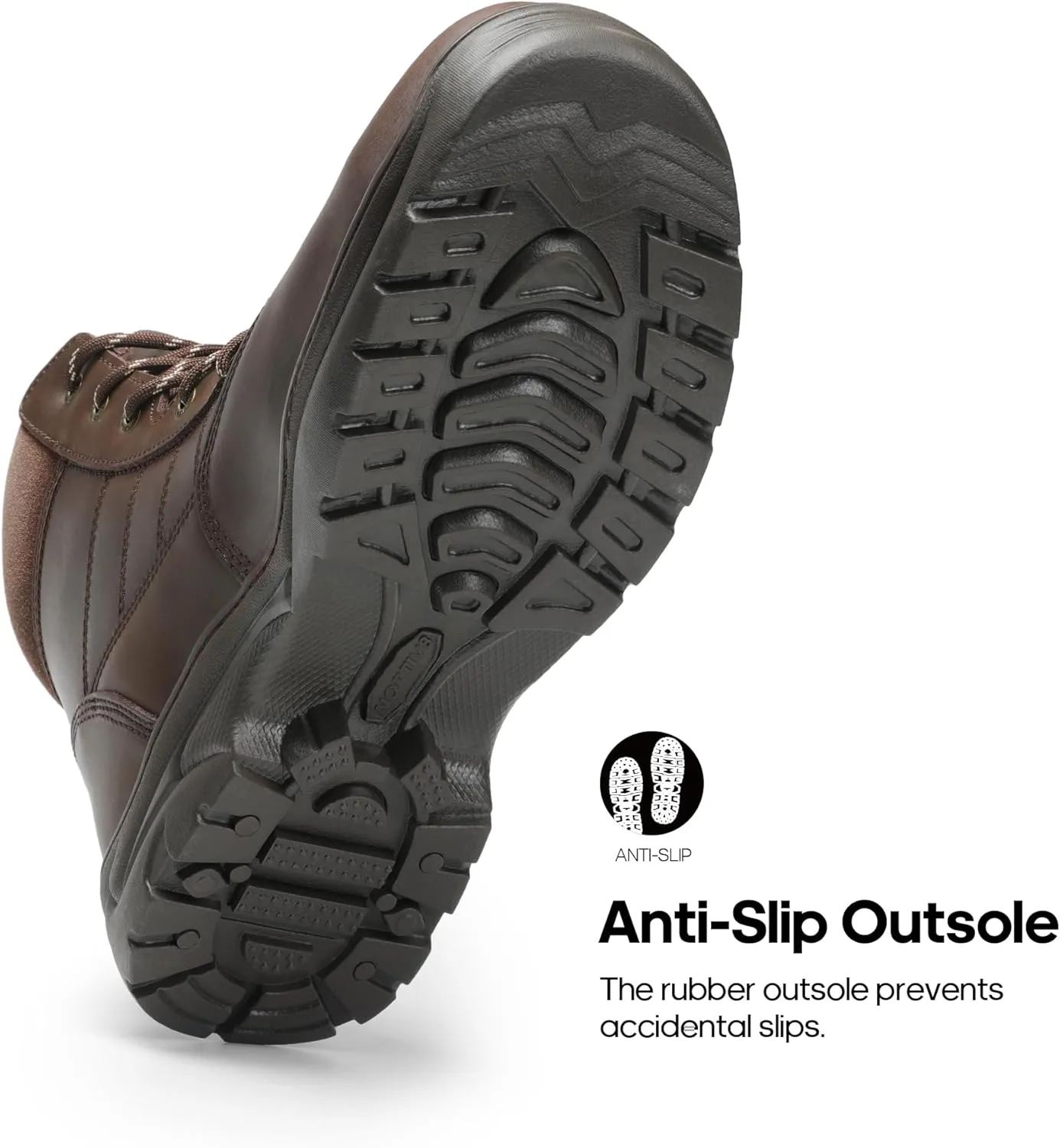 NORTIV 8 Men's Steel Toe Work Boots Breathable Ankle Safety Industrial & Construction Boots CONTRACTOR