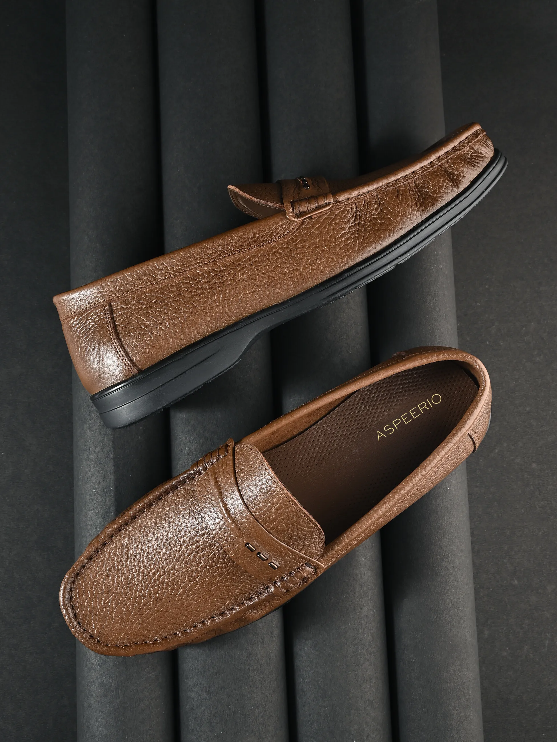 Nova Buckled Loafers by Aspeerio