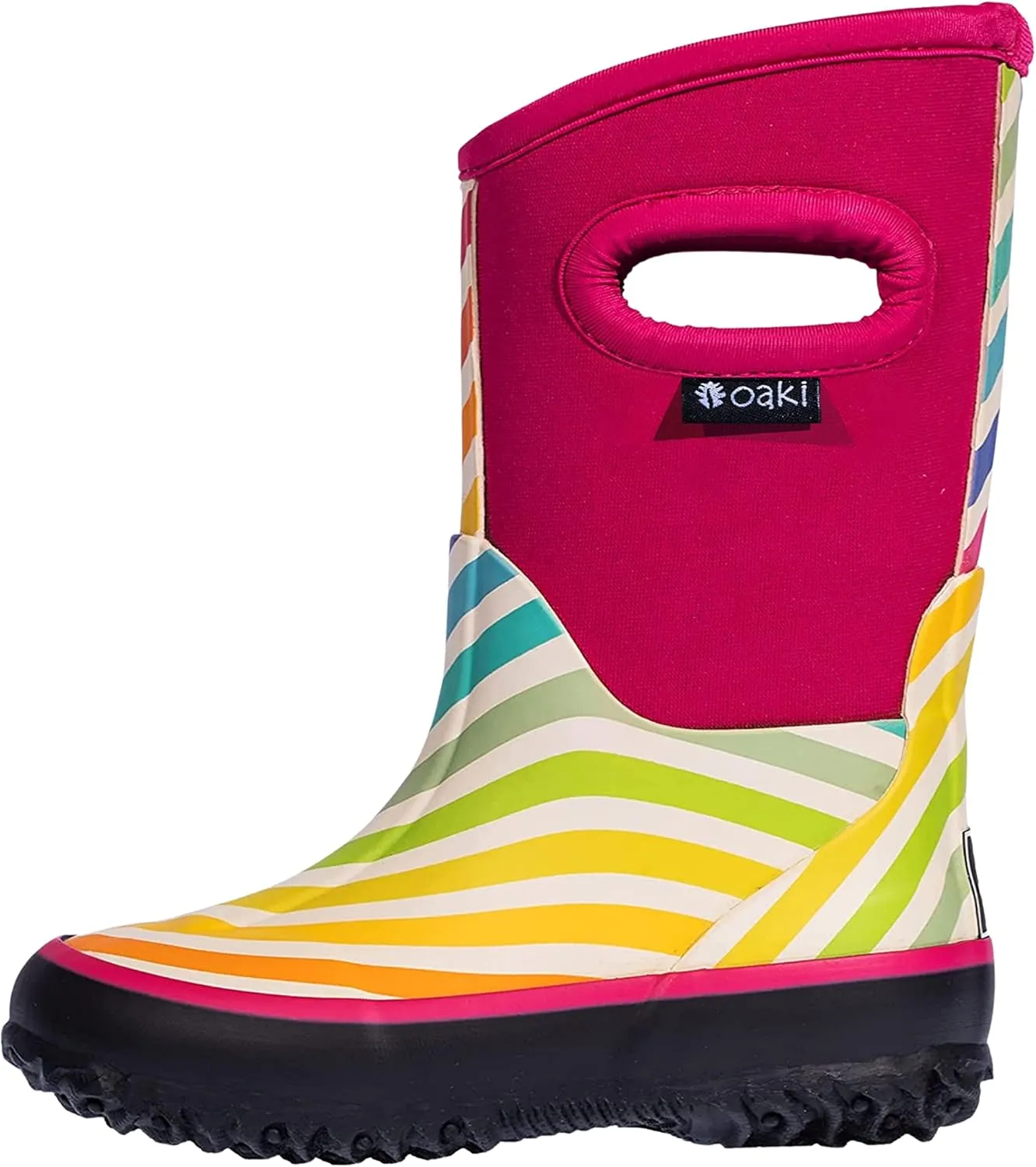 OAKI Kid's Neoprene Rain Boots, Snow Boots, Muck Boots