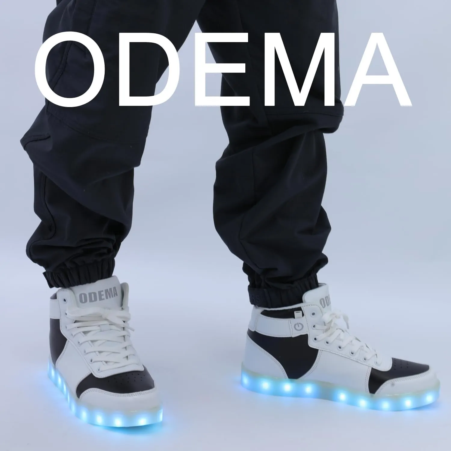 Odema V3 Aurora Unisex High Top Light Up Shoes, Sneakers with Lights for Men，Women, Led Light Shoes,USB Charging Glowing Shoes for Teens