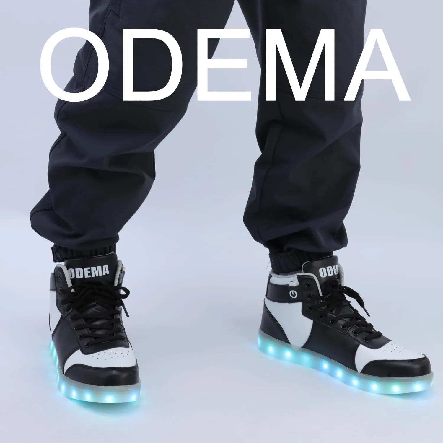 Odema V3 Aurora Unisex High Top Light Up Shoes, Sneakers with Lights for Men，Women, Led Light Shoes,USB Charging Glowing Shoes for Teens