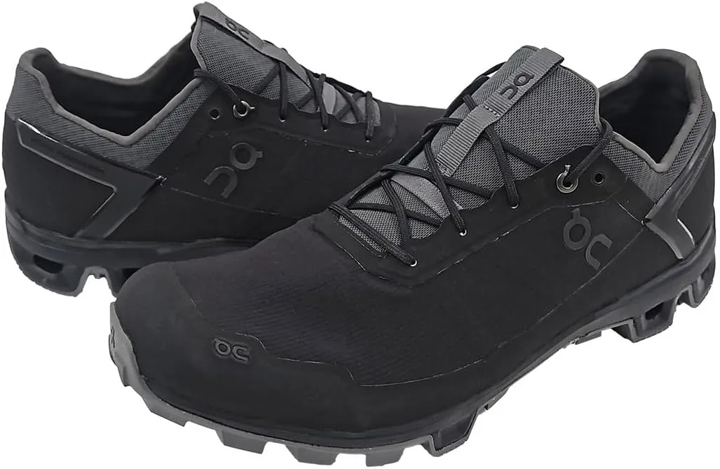 On-Running Mens Cloudventure Peak White/Black Running Shoe