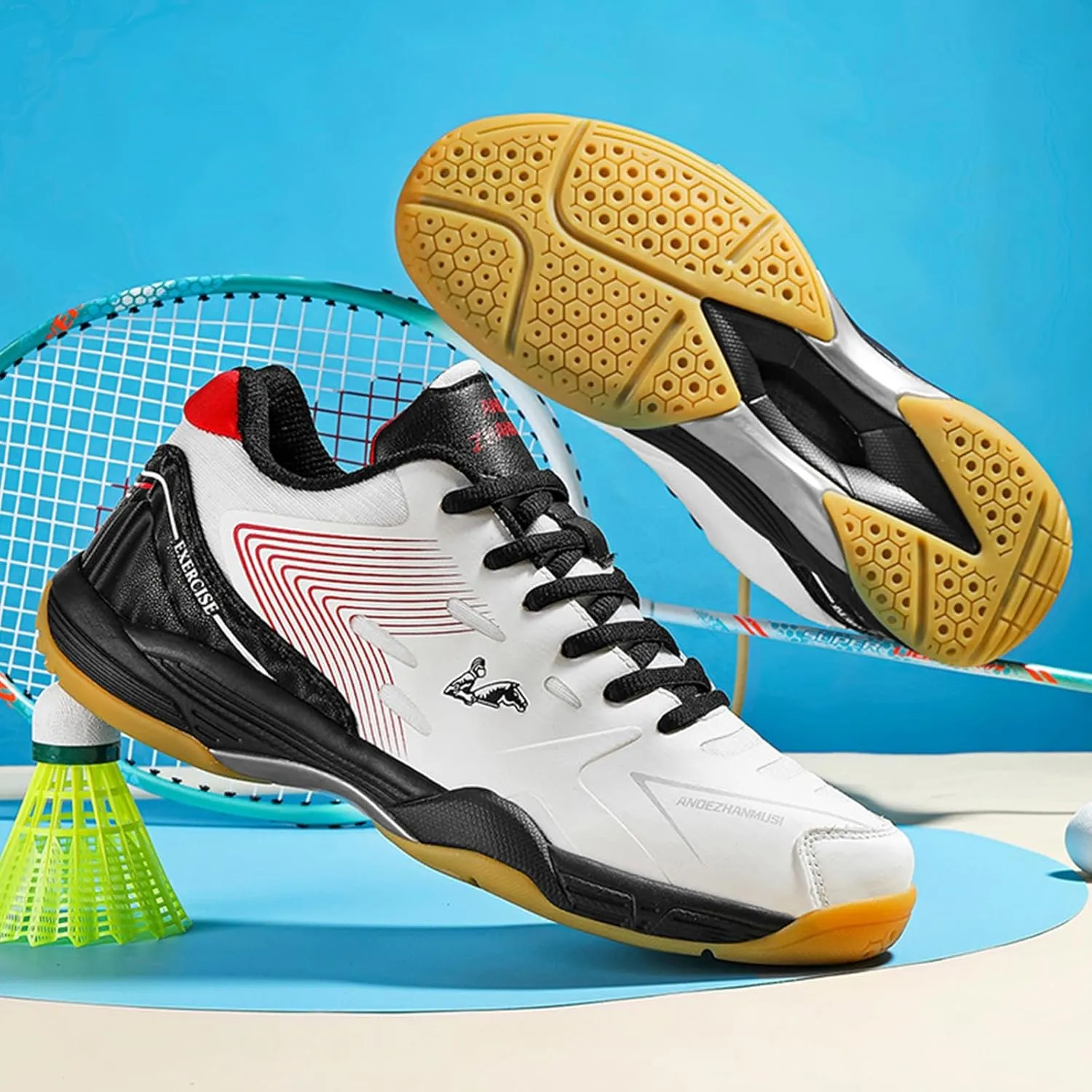 ONAIC Badminton Shoes for Men Women Lightweight Pickleball Shoes Indoor Outdoor Court Training for Volleyball Pickleball Racquet Sport