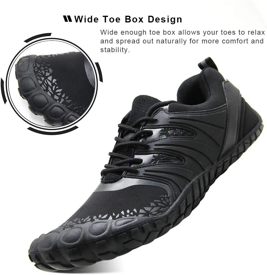 Oranginer Men's Barefoot Shoes - Big Toe Box - Minimalist Cross Training Shoes for Men