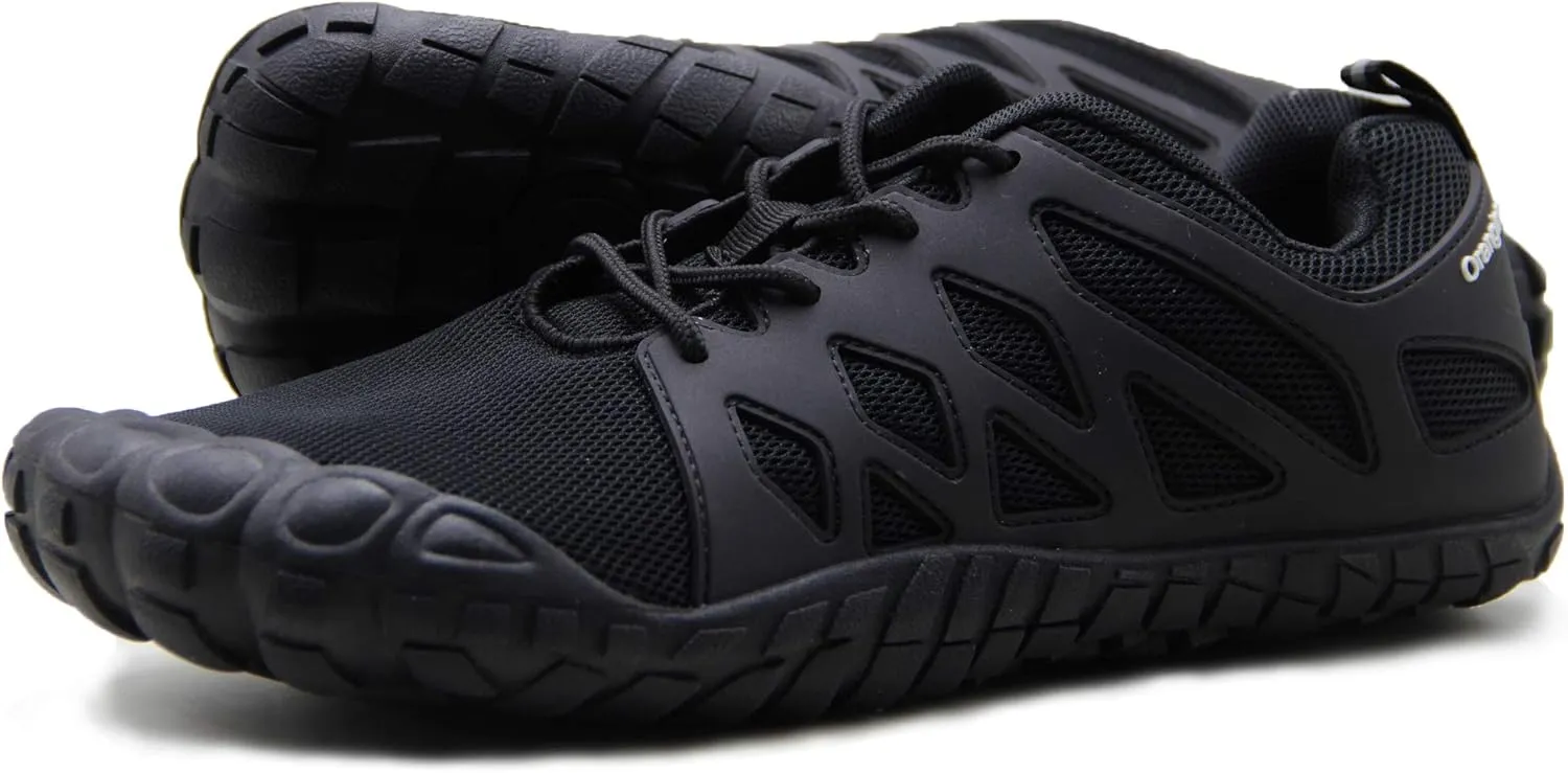 Oranginer Men's Barefoot Shoes - Big Toe Box - Minimalist Cross Training Shoes for Men
