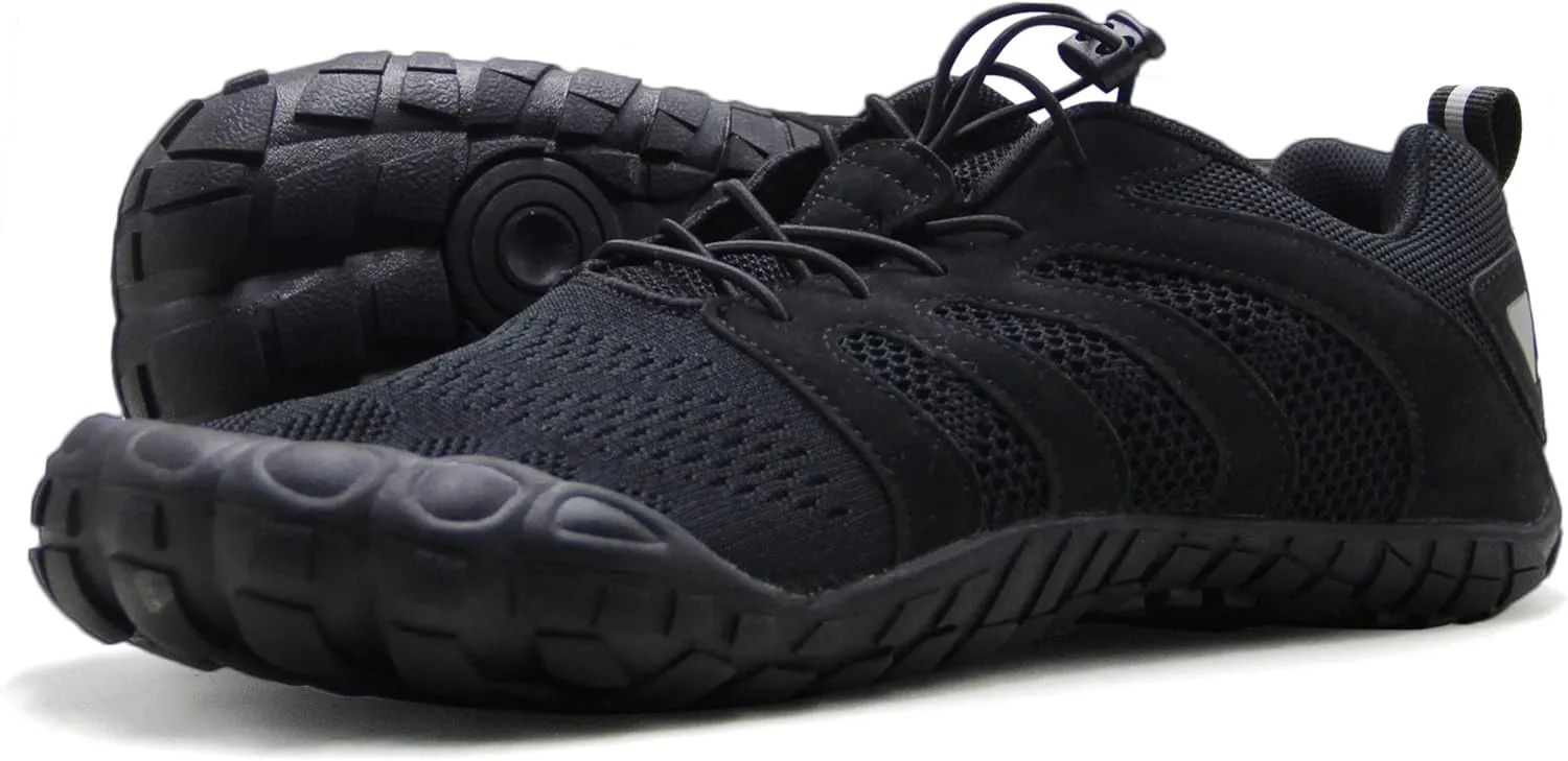 Oranginer Men's Barefoot Shoes - Big Toe Box - Minimalist Cross Training Shoes for Men