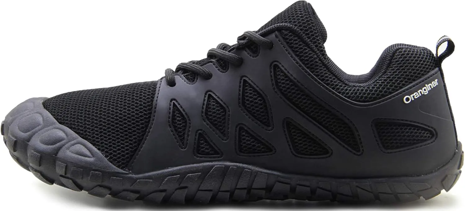 Oranginer Men's Barefoot Shoes - Big Toe Box - Minimalist Cross Training Shoes for Men
