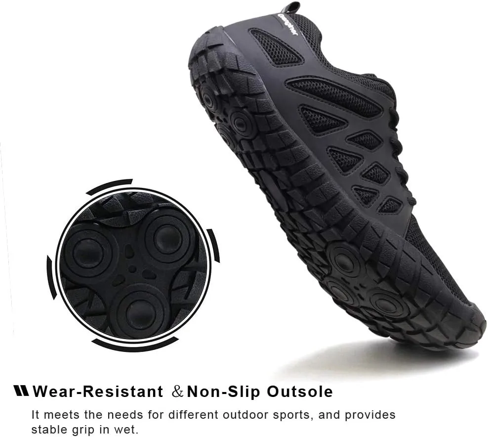 Oranginer Men's Barefoot Shoes - Big Toe Box - Minimalist Cross Training Shoes for Men