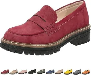 Orthoture-Orthopedic Platform Loafers,Wide Toe Lightweight Casual Comfort Shoes,Slip-On Suitable for All Foot Shapes