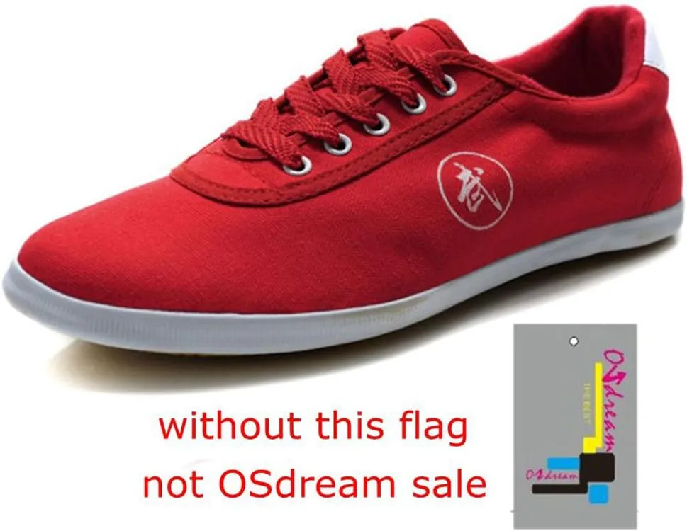 OSdream Canvas Kung Fu Shoes, Outdoor Exercise Routine Lightweight Shoes