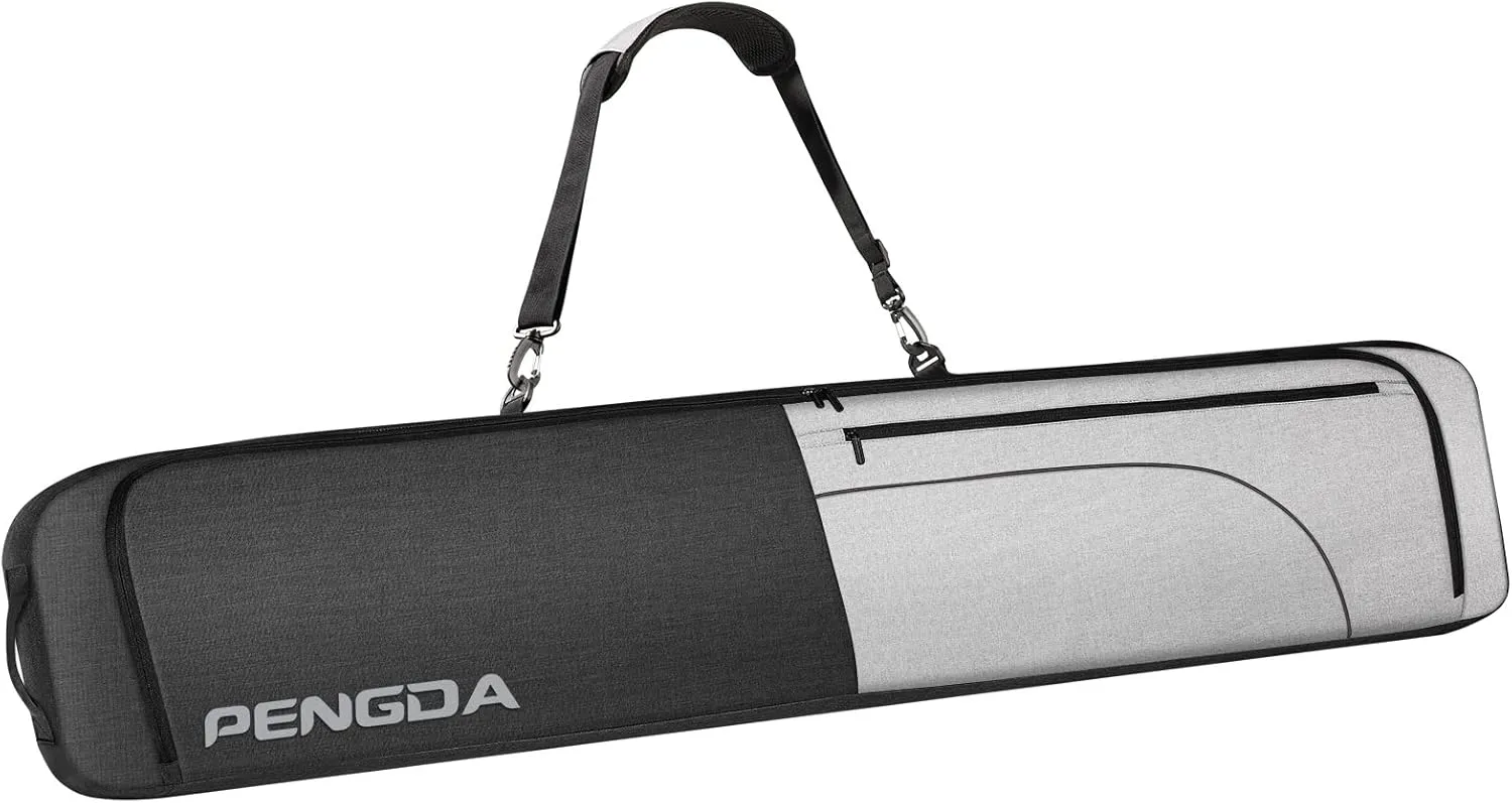 Padded Snowboard Bag Ski Bag 600D Water-Resistant Polyester Fits Board,Bindings, Boots, Jacket, Pants, Helmet Unisex Bag for Air Travel