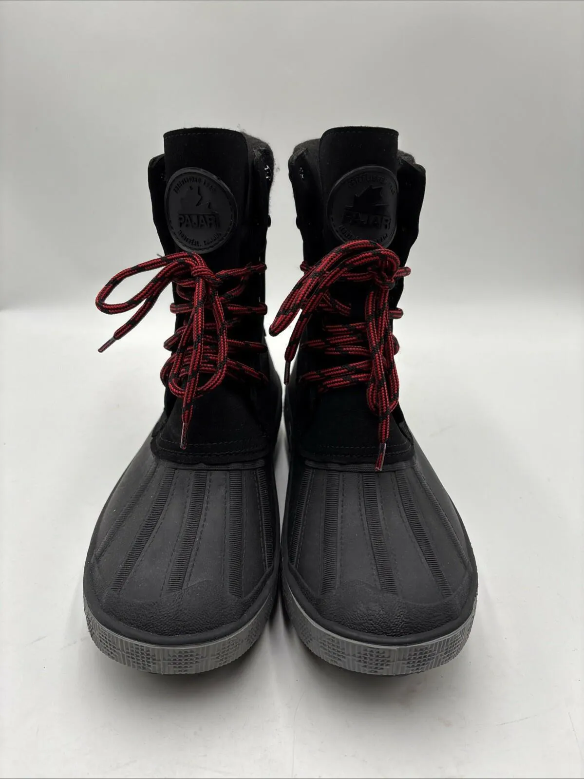 Pajar Men's Tomy Faux Shearling Duck Boots Black Size 10M/43 - Very Good