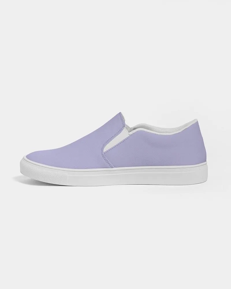 Pale Pastel Blue Slip-On Canvas Sneakers | Men's | Bright Pale Pastel Blue | C30M30Y0K0