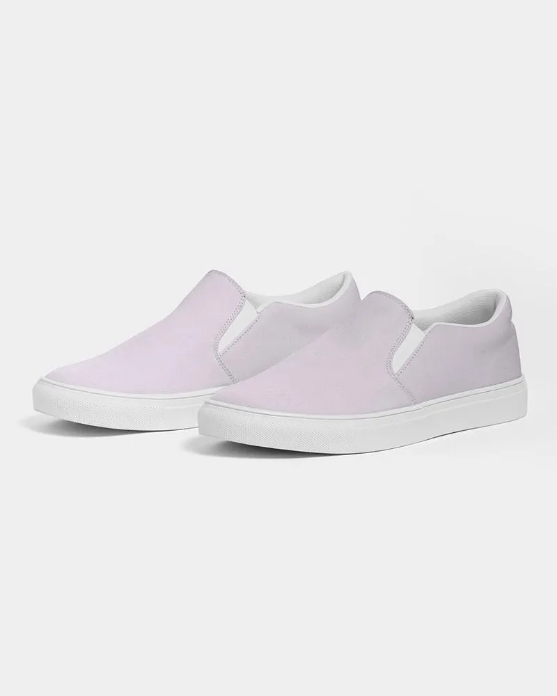 Pale Purple Slip-On Canvas Sneakers | Men's | Bright Pale Purple | C5M10Y0K0
