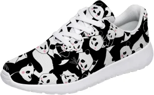 Panda Sneakers for Women Men Tennis Shoes Walking Sneakers Panda Gifts for Women Men