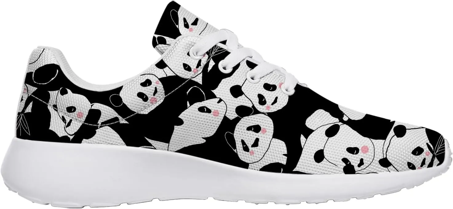 Panda Sneakers for Women Men Tennis Shoes Walking Sneakers Panda Gifts for Women Men