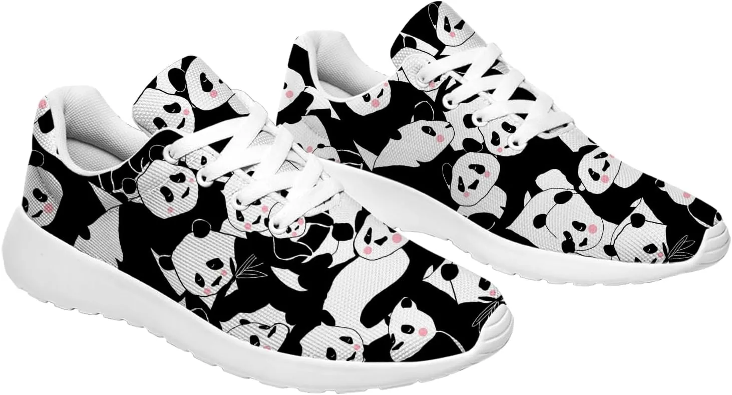 Panda Sneakers for Women Men Tennis Shoes Walking Sneakers Panda Gifts for Women Men