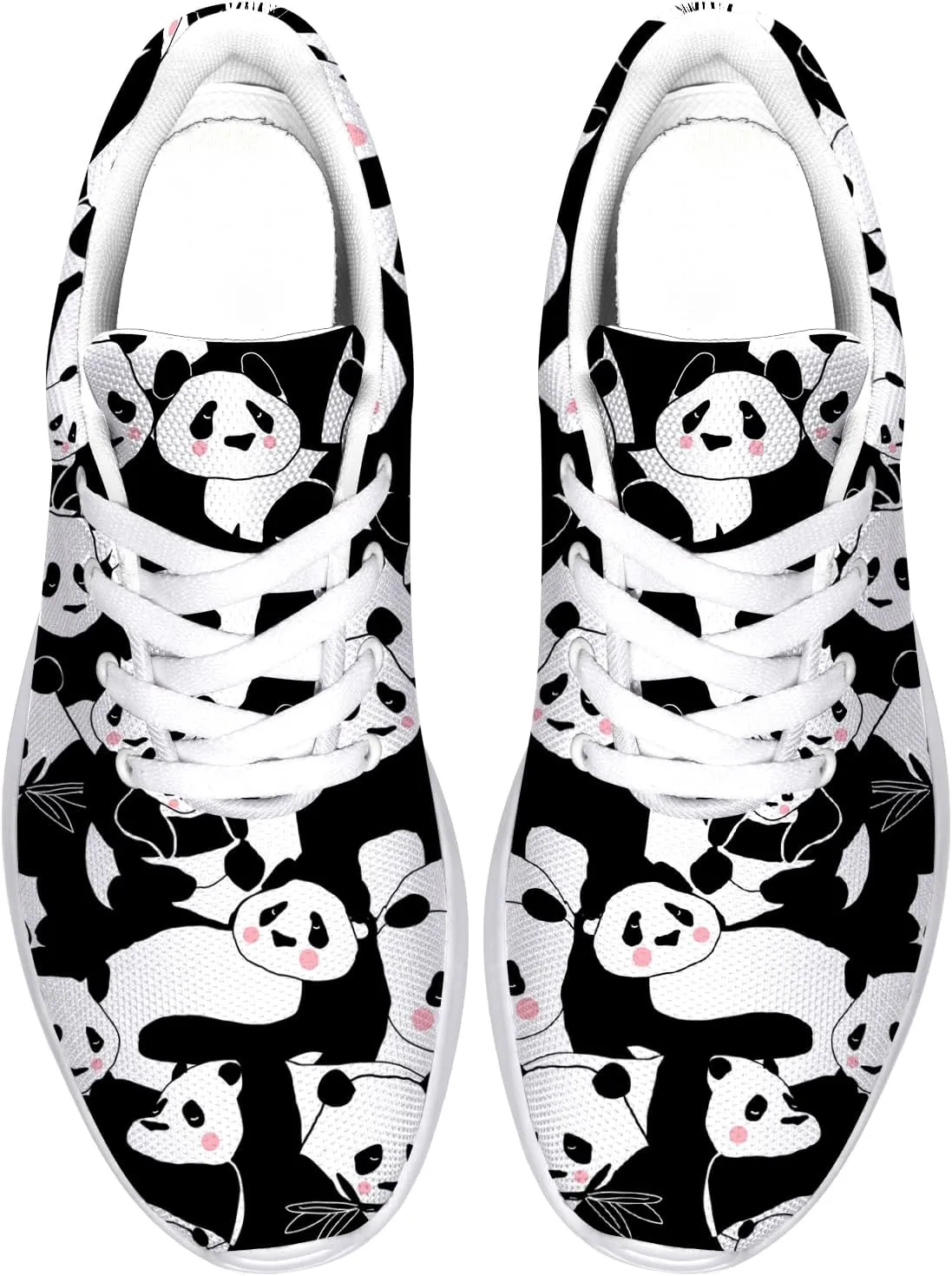 Panda Sneakers for Women Men Tennis Shoes Walking Sneakers Panda Gifts for Women Men