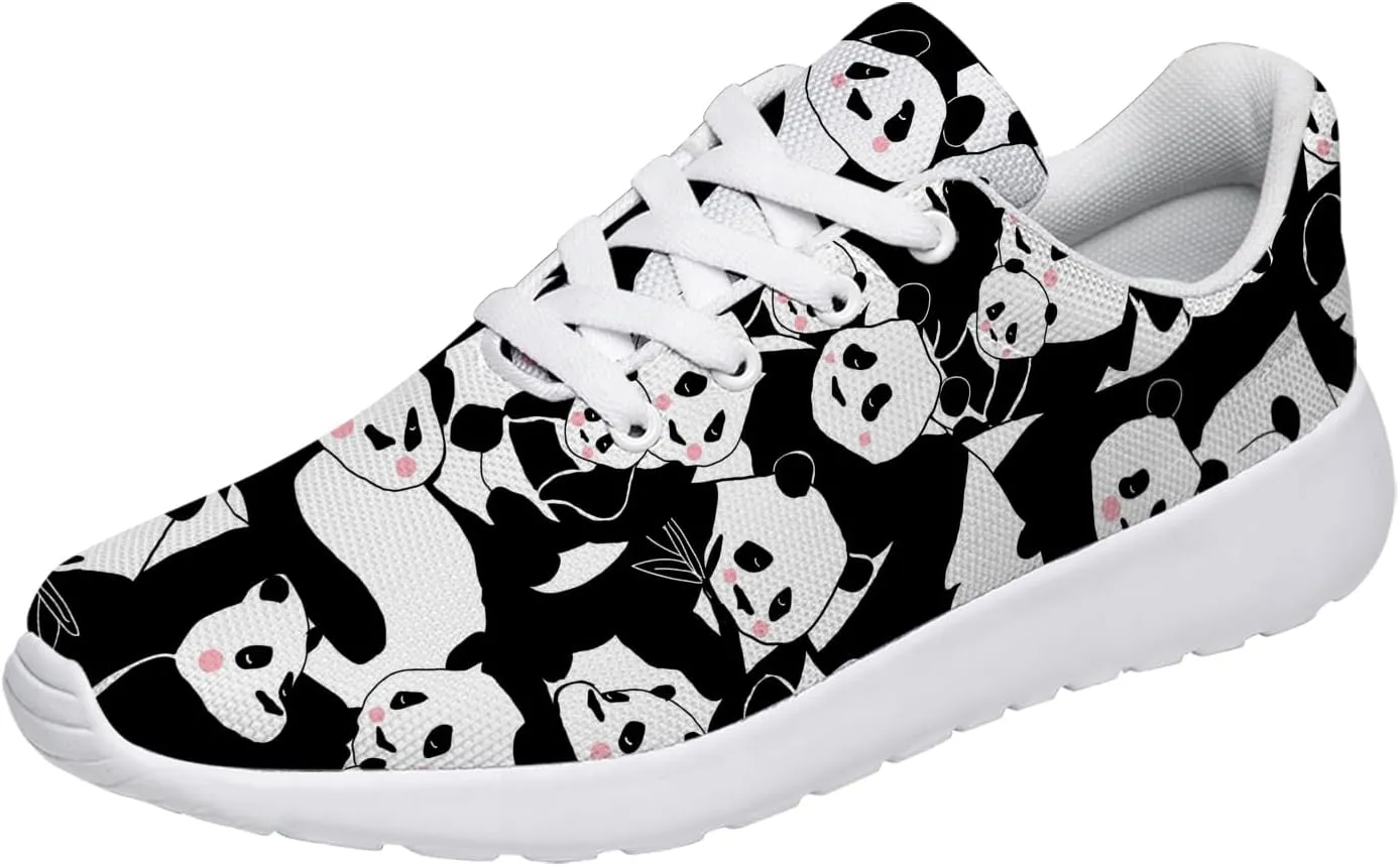 Panda Sneakers for Women Men Tennis Shoes Walking Sneakers Panda Gifts for Women Men