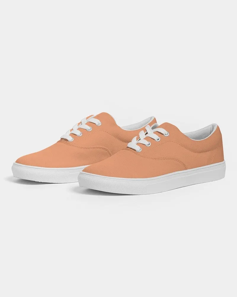 Pastel Orange Men's Canvas Sneakers | Men's | Bright Pastel Orange | C0M45Y60K0