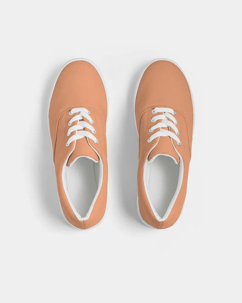 Pastel Orange Men's Canvas Sneakers | Men's | Bright Pastel Orange | C0M45Y60K0