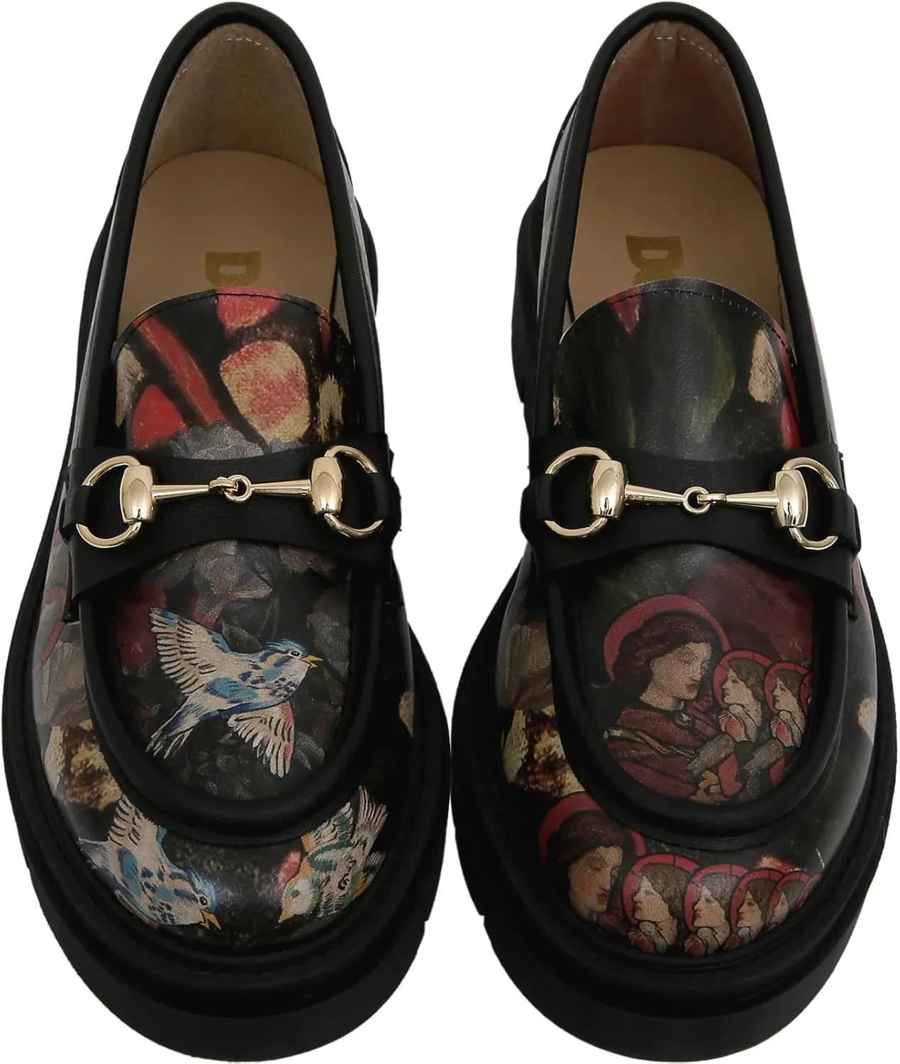 Penny Loafers for Women - Handmade and Vegan Leather Platform Loafers for Women