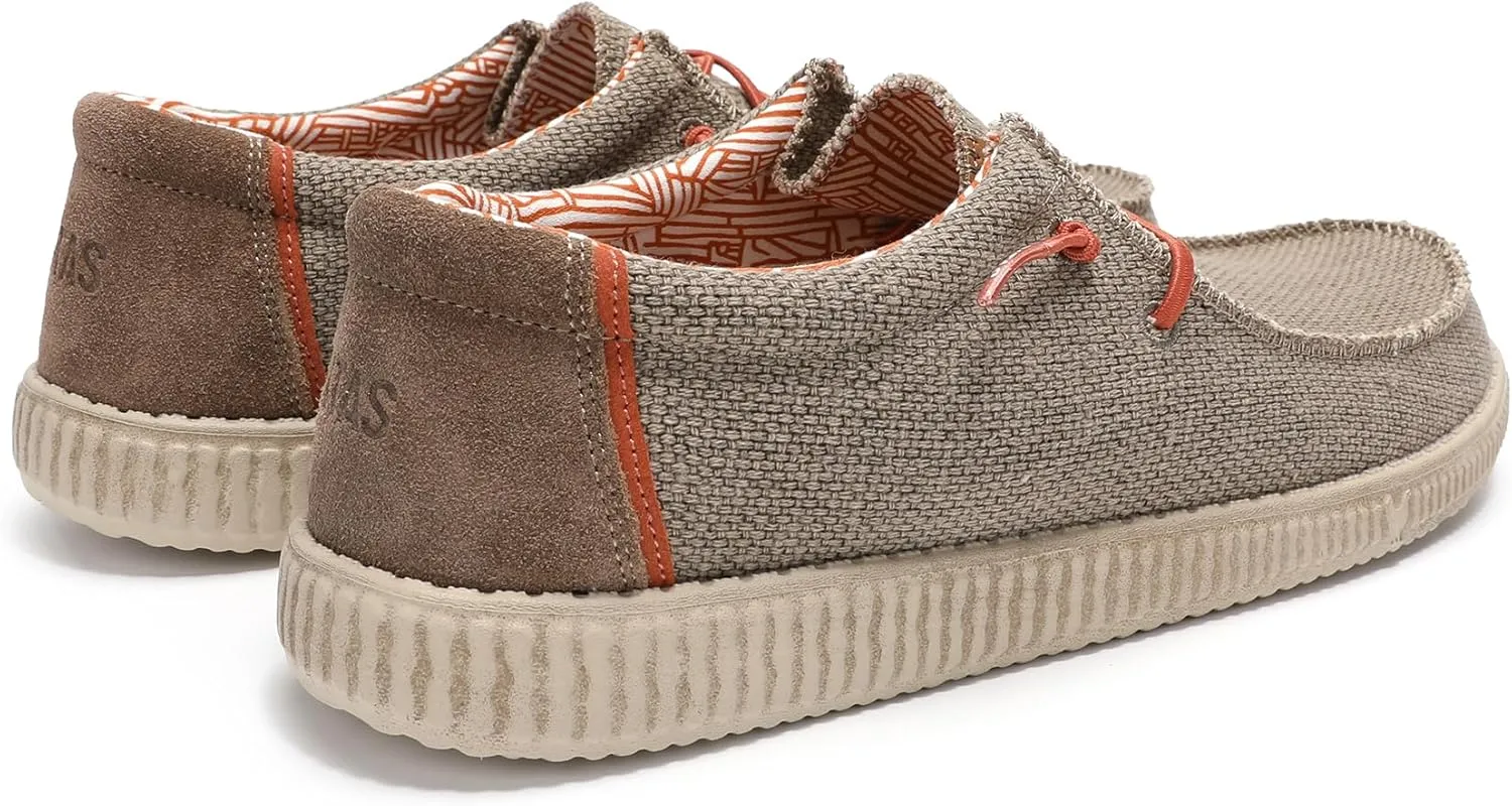 PITAS Men’s Steve Slip-On Loafers | Comfortable & Lightweight | Casual Footwear for Men | Taupe