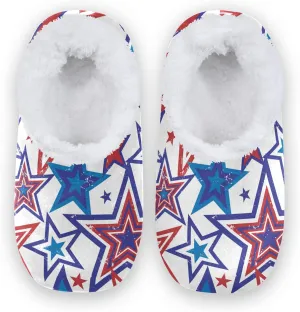 Poeticcity Unisex Fuzzy House Slippers, Warm Fur Lining Shoes, Non-Slip Memory Foam Slippers M-XXL