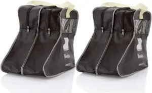 Portable 2 Pack Boots Storage,Short Boots Storage/Protector Bag, Boots Cover(Black)