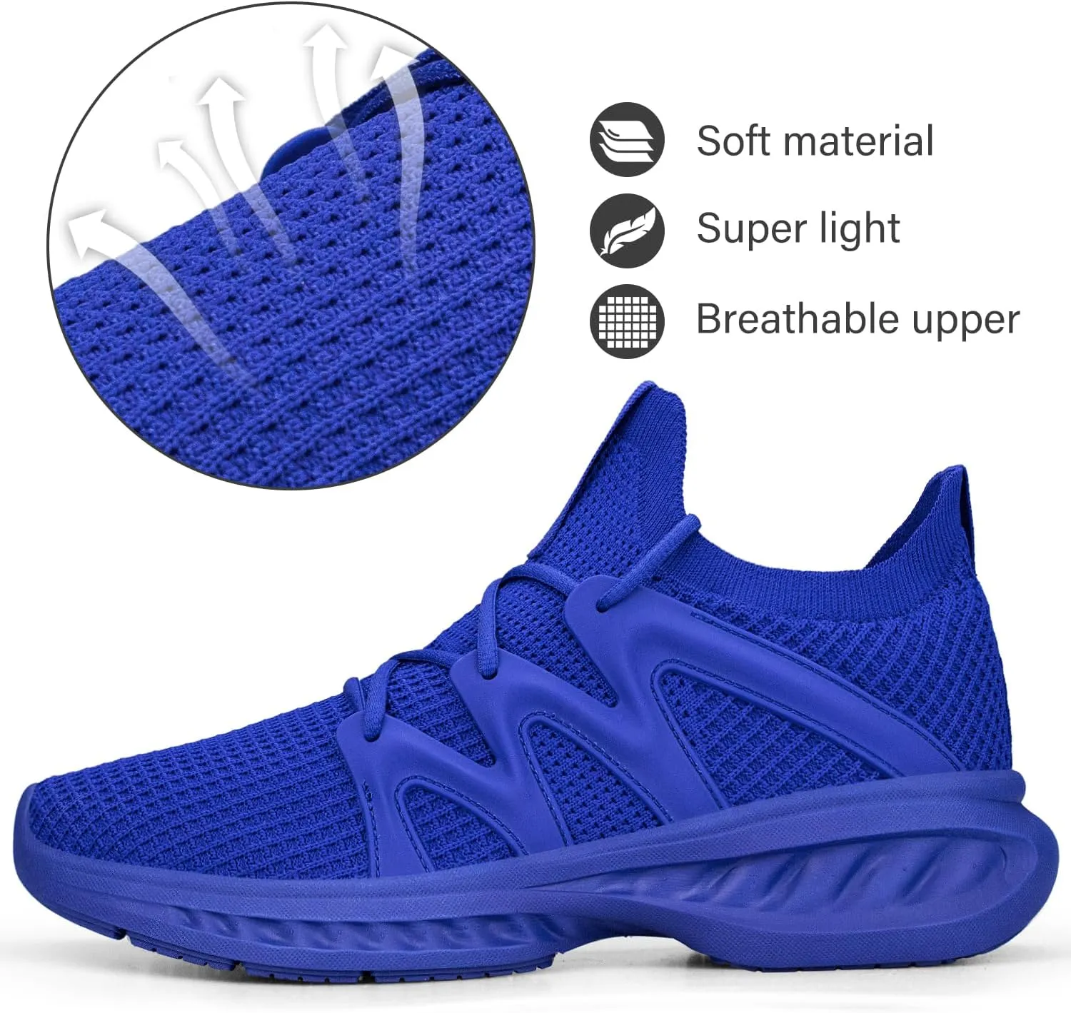 Pujcs Women Shoes Lightweight Tennis Shoes Non Slip Gym Workout Shoes Breathable Mesh Walking Womens Sneakers