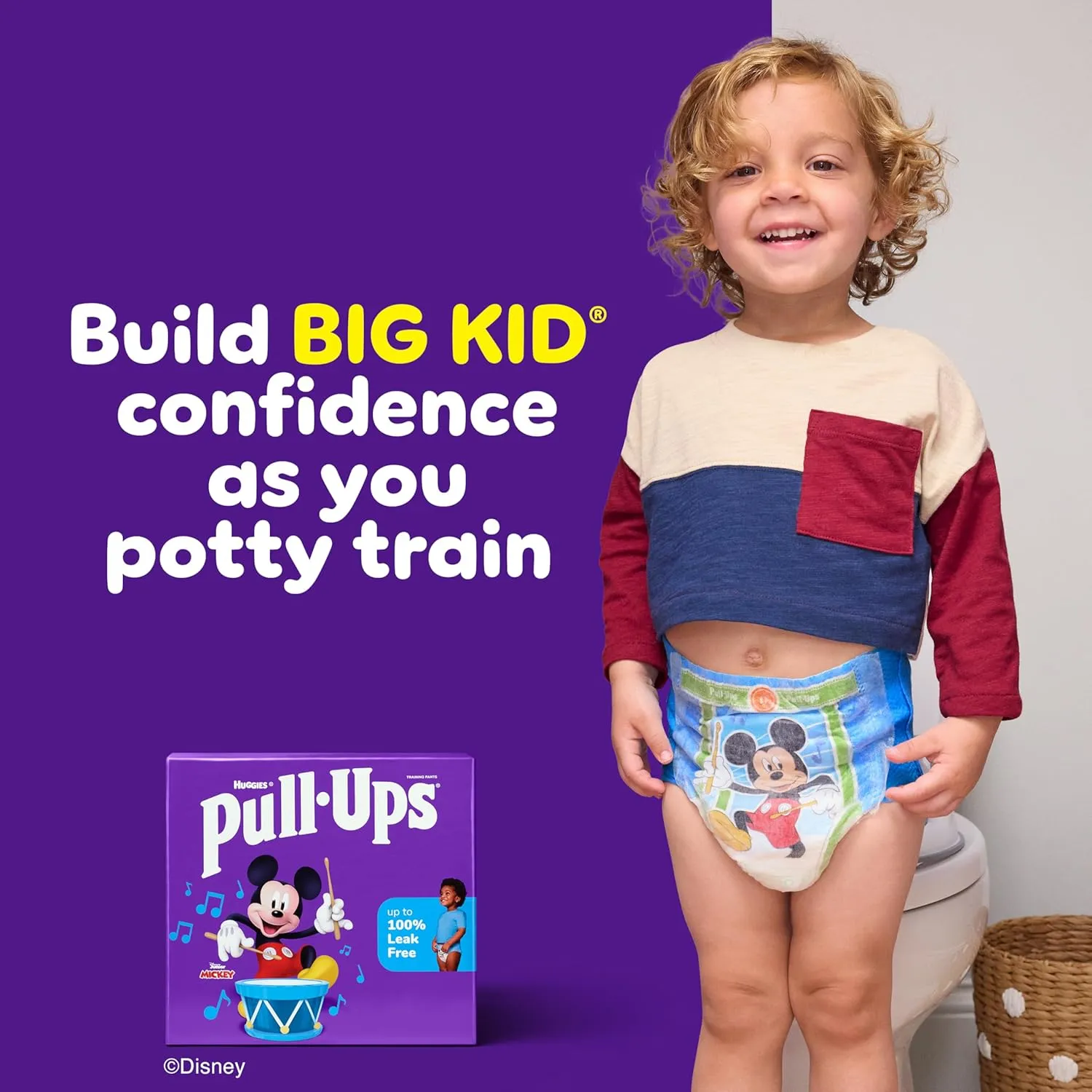 Pull-Ups Boys' Potty Training Pants, 2T-3T (16-34 lbs), 124 Count (4 Packs of 31)