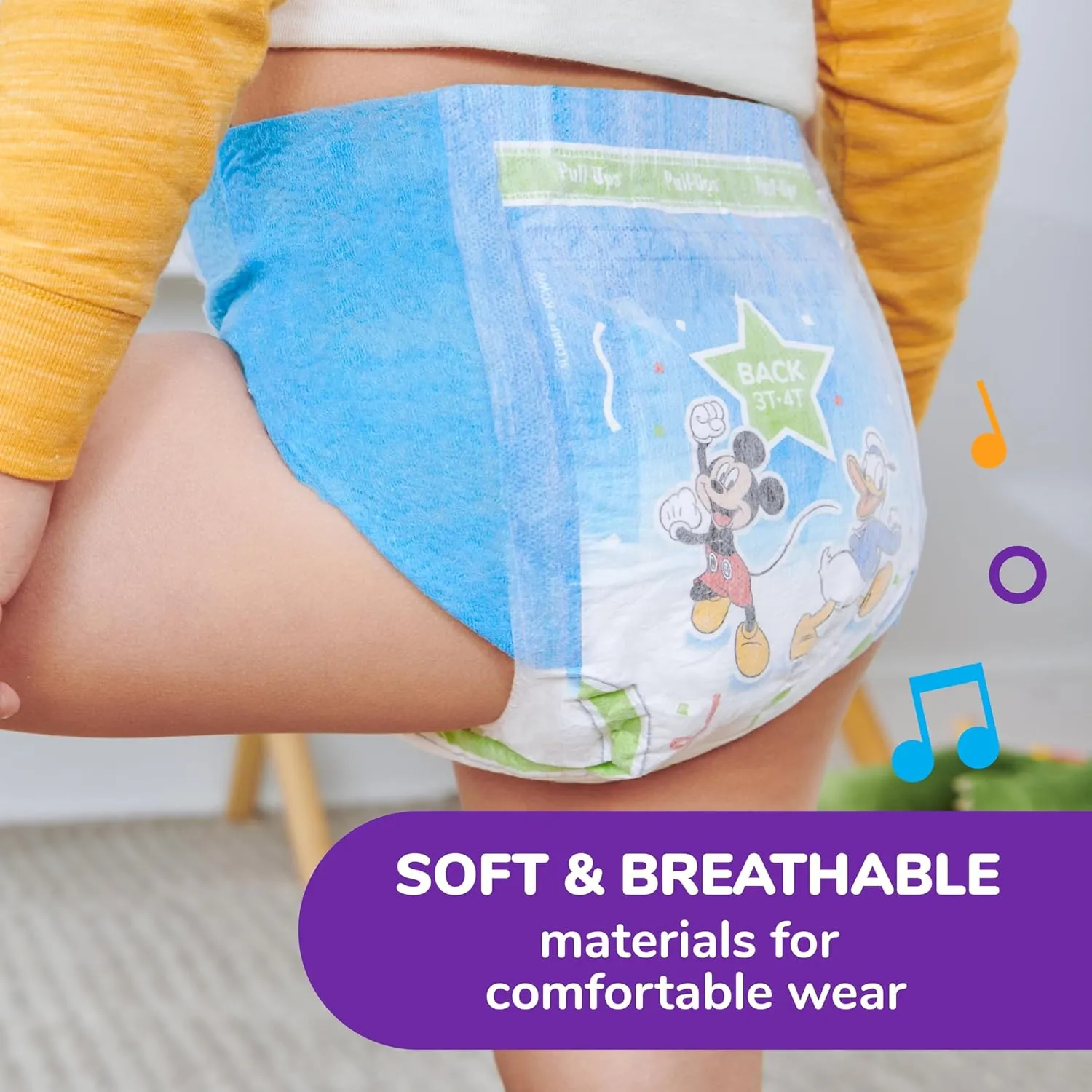 Pull-Ups Boys' Potty Training Pants, 5T-6T (46  lbs), 80 Count (2 Packs of 40)