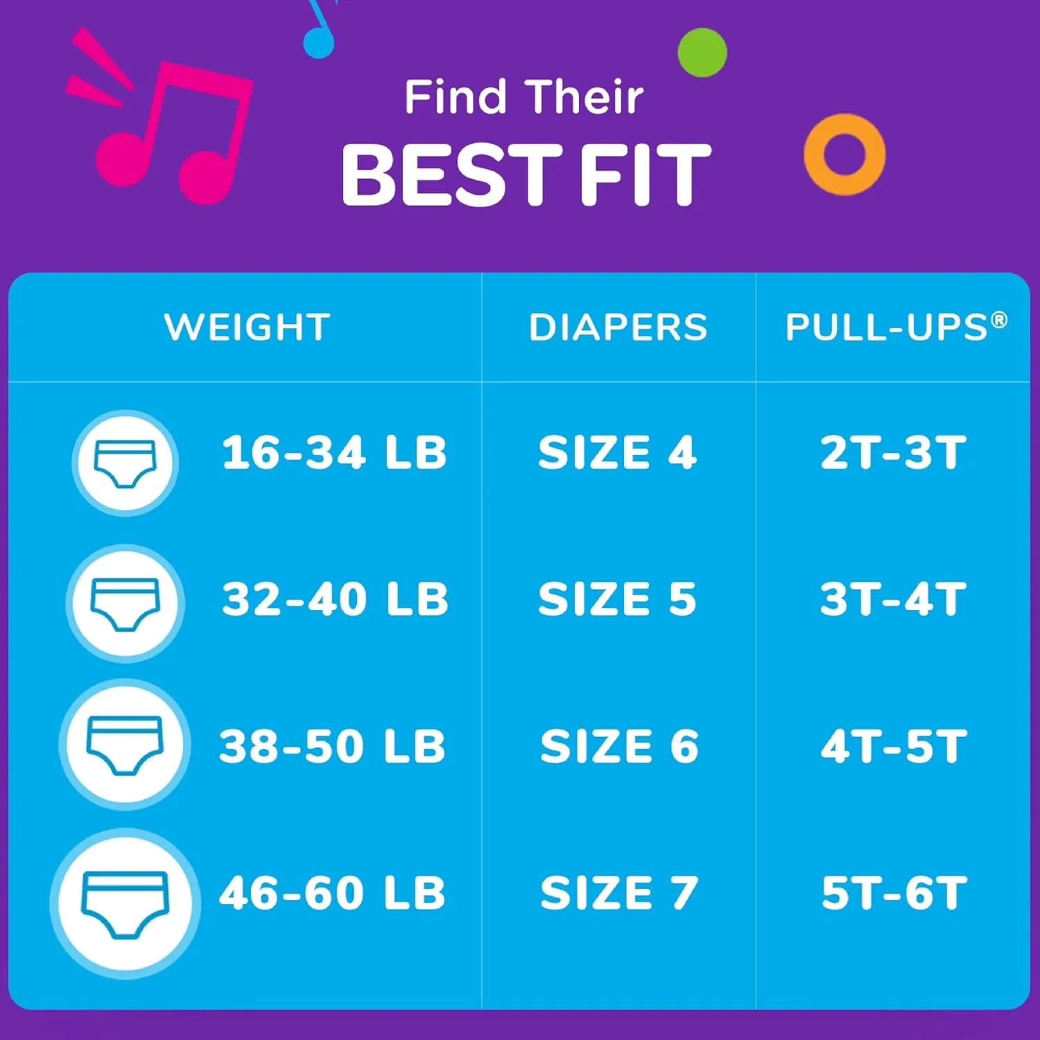 Pull-Ups Boys' Potty Training Pants, 5T-6T (46  lbs), 80 Count (2 Packs of 40)
