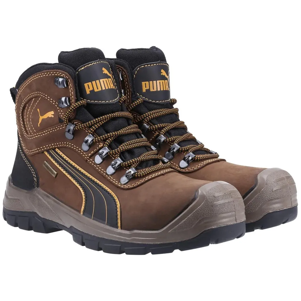 Puma Sierra Nevada Mid Brown Composite Safety Boots 63.022.0