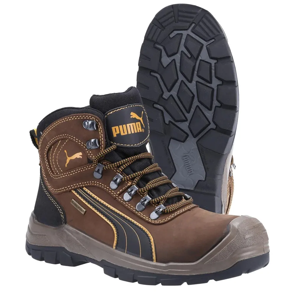 Puma Sierra Nevada Mid Brown Composite Safety Boots 63.022.0