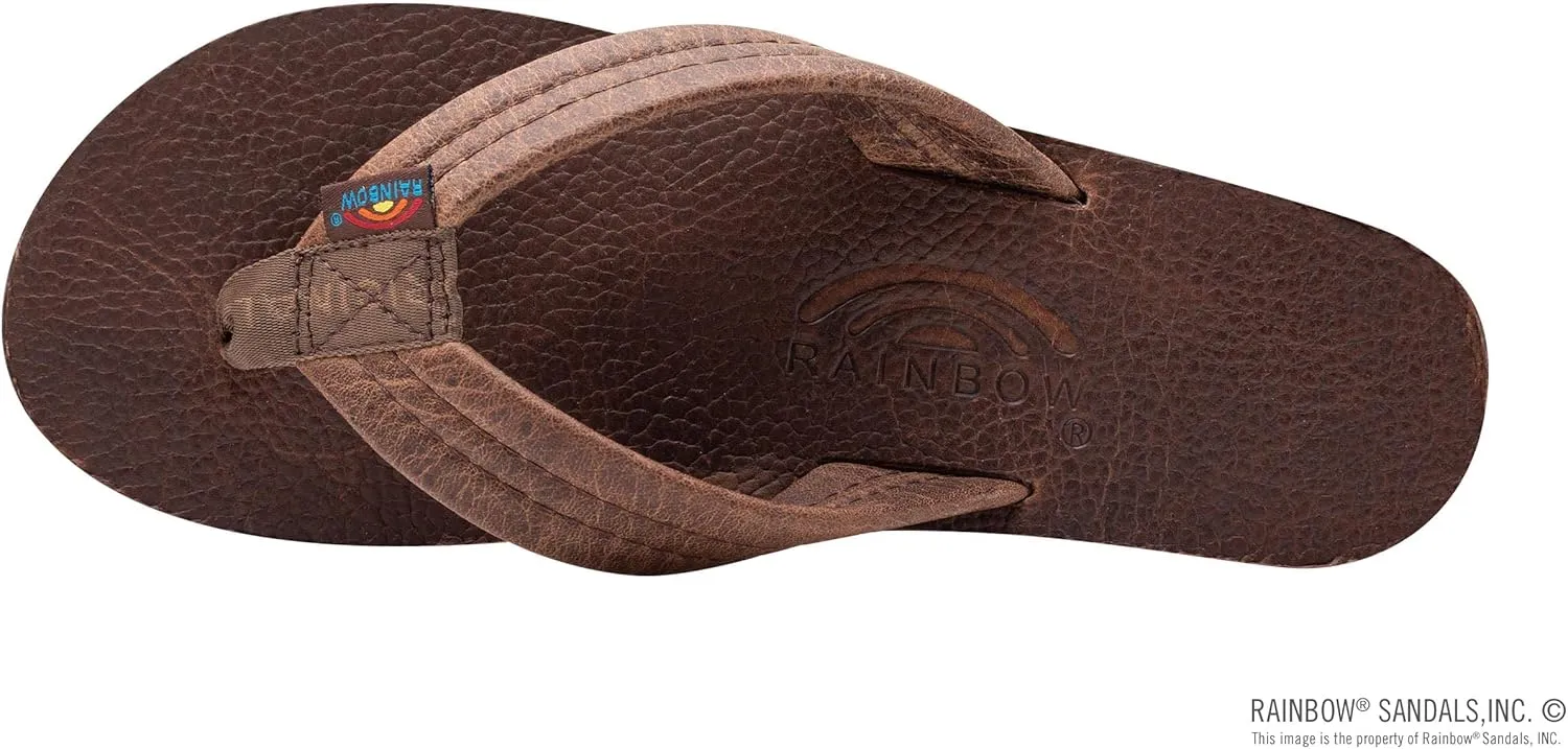 Rainbow Sandals Ladies Luxury Leather - Double Layer Arch Support with 1" Strap