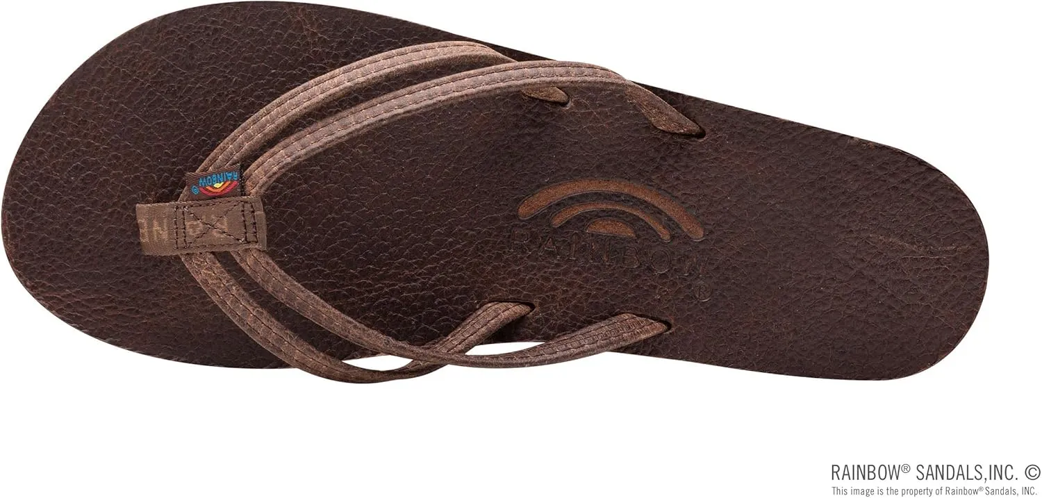 Rainbow Sandals Ladies The Sand Piper Luxury Leather - Single Layer Arch w/Double Narrow 1/3" Strap