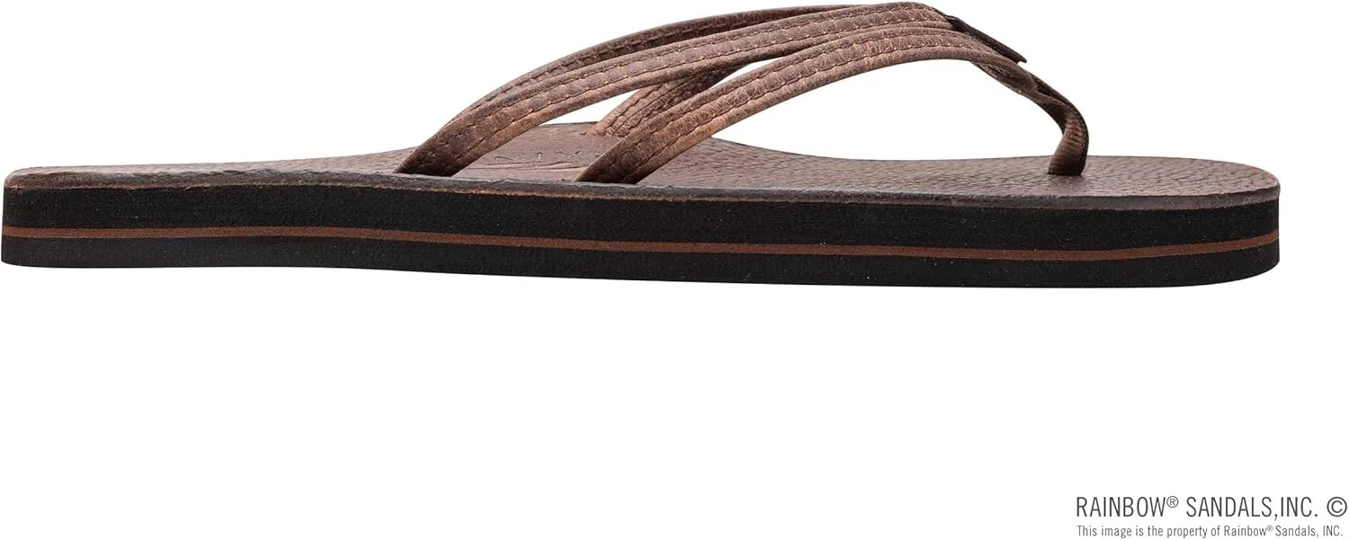 Rainbow Sandals Ladies The Sand Piper Luxury Leather - Single Layer Arch w/Double Narrow 1/3" Strap