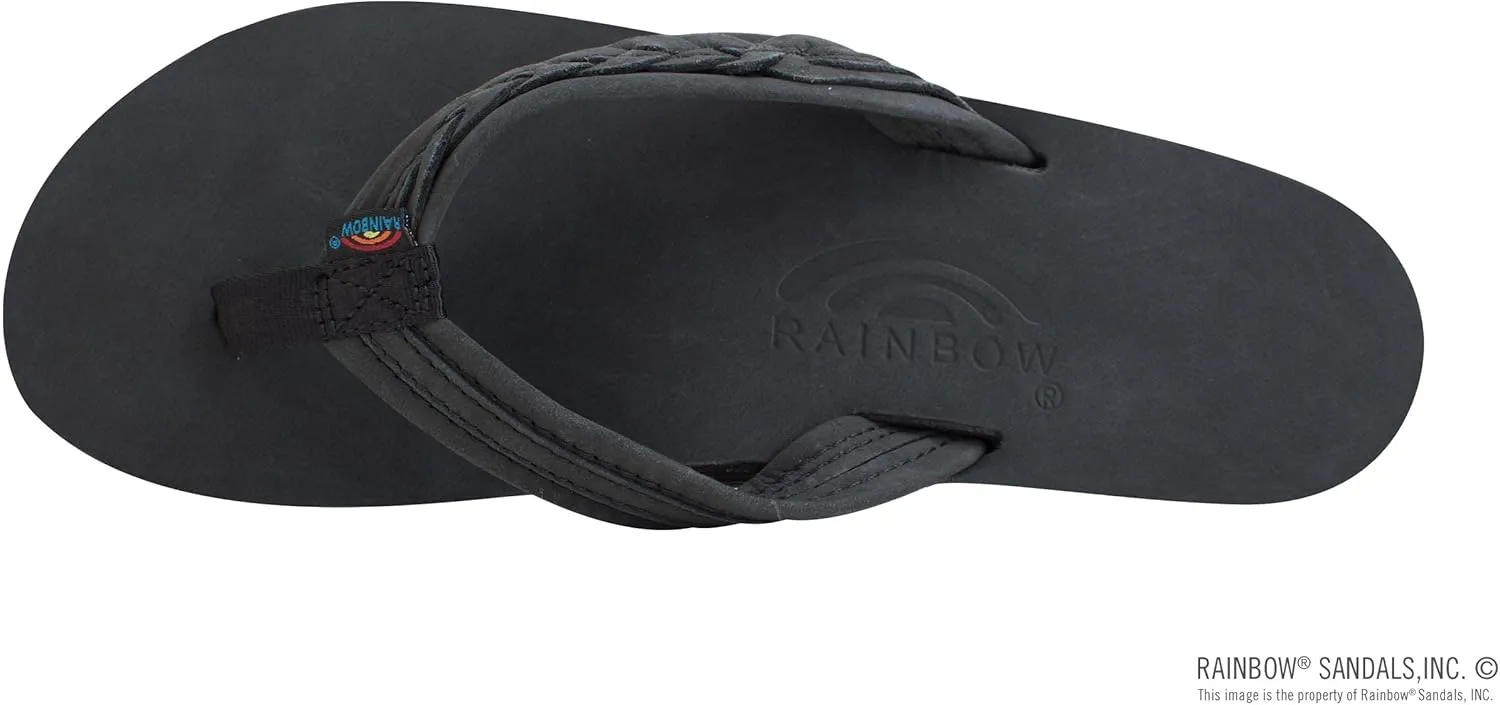Rainbow Sandals Madison - Double Layer Arch Support with a Braid on a 3/4" Medium Strap