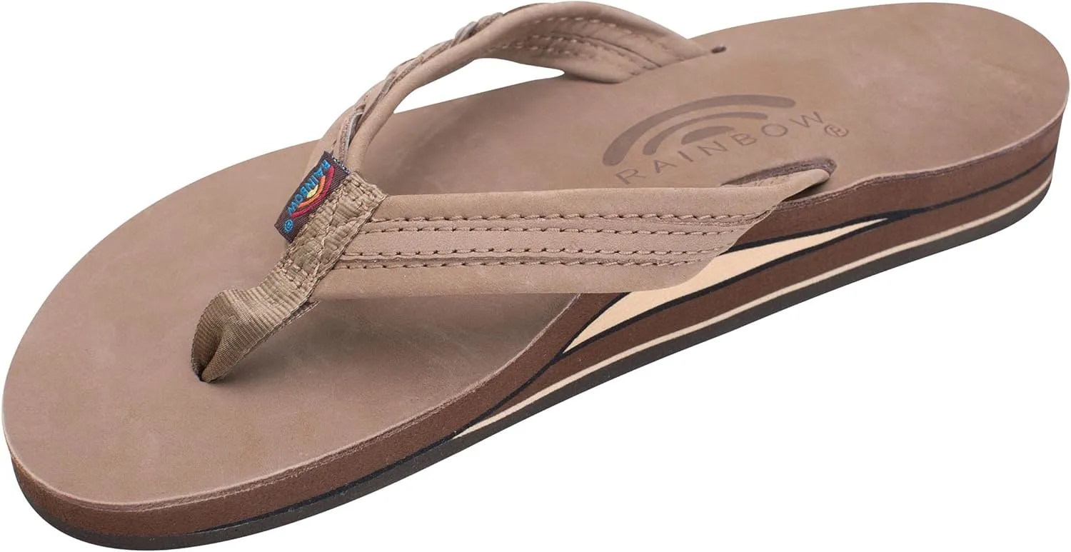 Rainbow Sandals Madison - Double Layer Arch Support with a Braid on a 3/4" Medium Strap