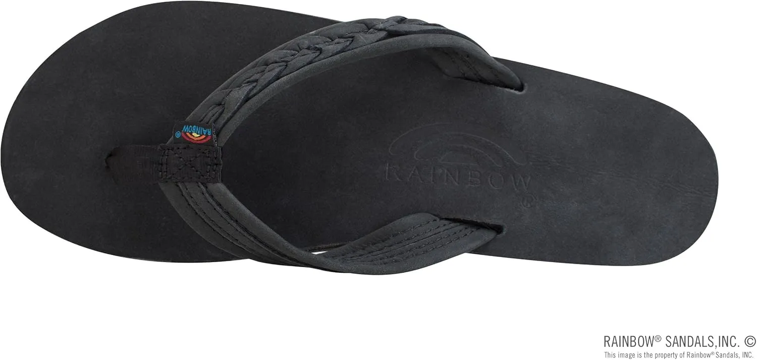 Rainbow Sandals Madison - Single Layer Arch Support with a Braid on a 3/4" Medium Strap