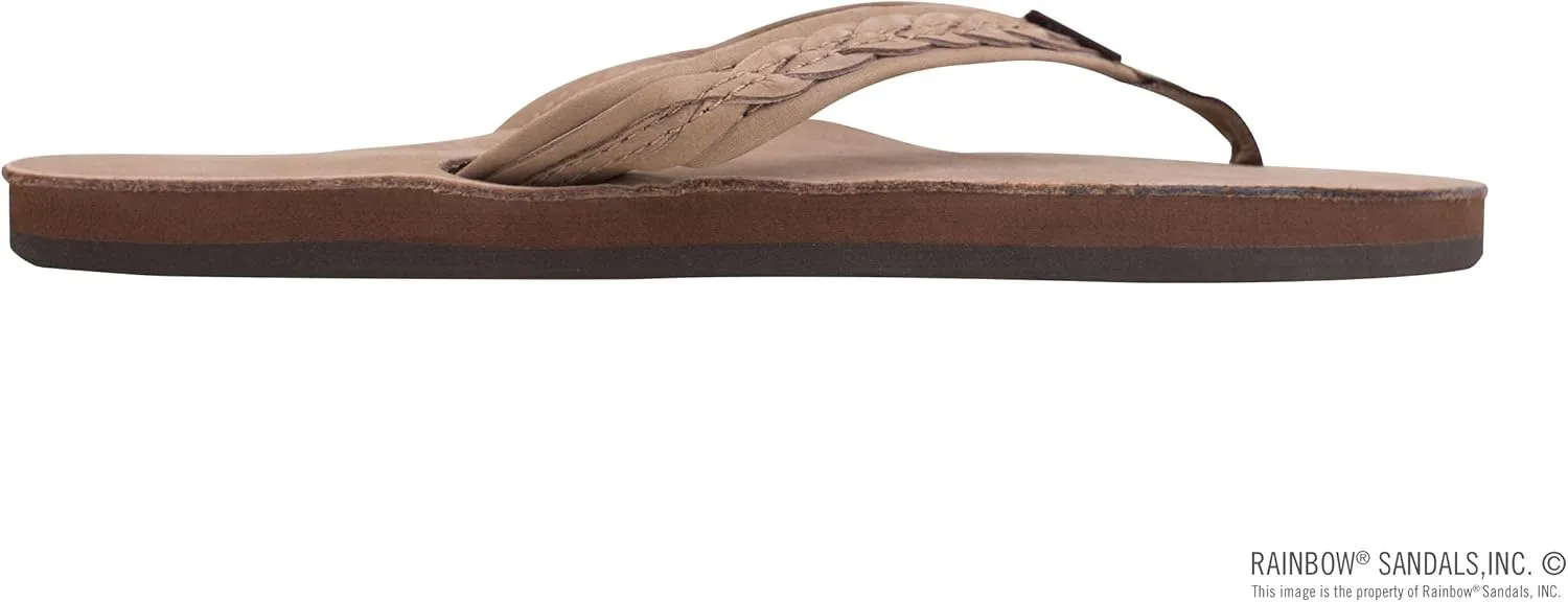 Rainbow Sandals Madison - Single Layer Arch Support with a Braid on a 3/4" Medium Strap