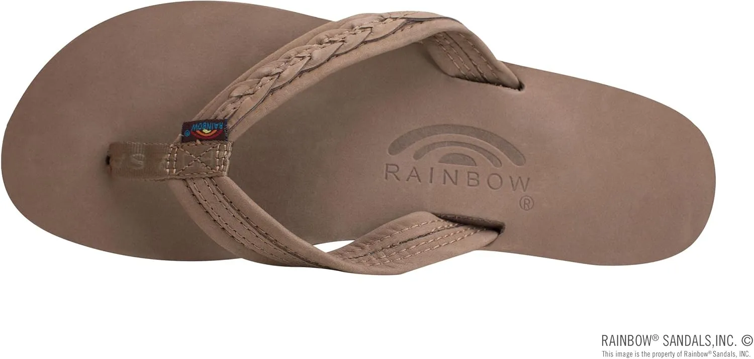 Rainbow Sandals Madison - Single Layer Arch Support with a Braid on a 3/4" Medium Strap