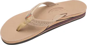 Rainbow Sandals The Willow - Double Layer Arch Support Premier Leather with Inset Double Braided 3/4” Medium Strap