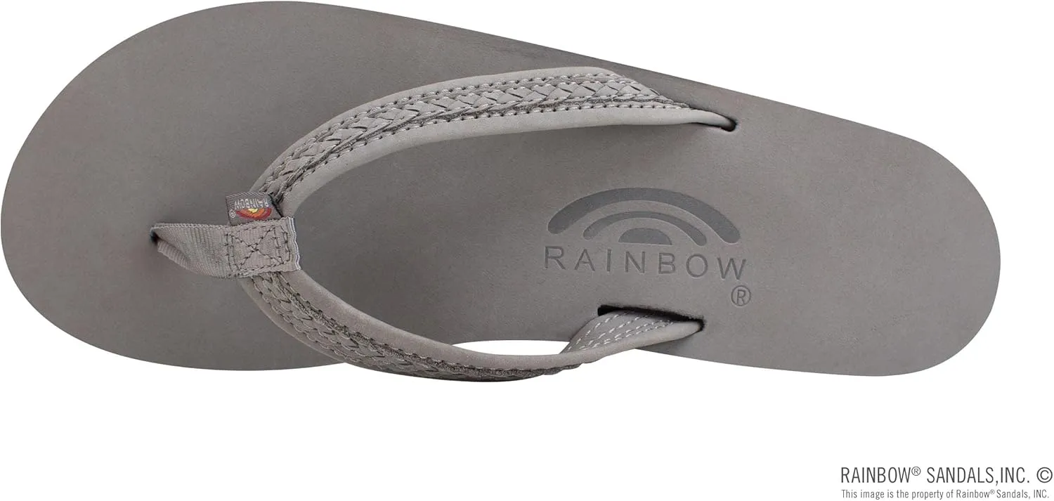 Rainbow Sandals The Willow - Double Layer Arch Support Premier Leather with Inset Double Braided 3/4” Medium Strap