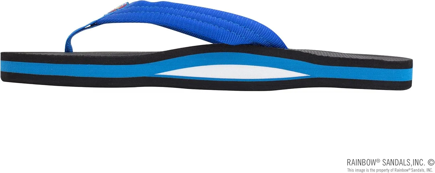 Rainbow Sandals Women’s Single Layer Classic Rubber w/EVA Filled Nylon Strap