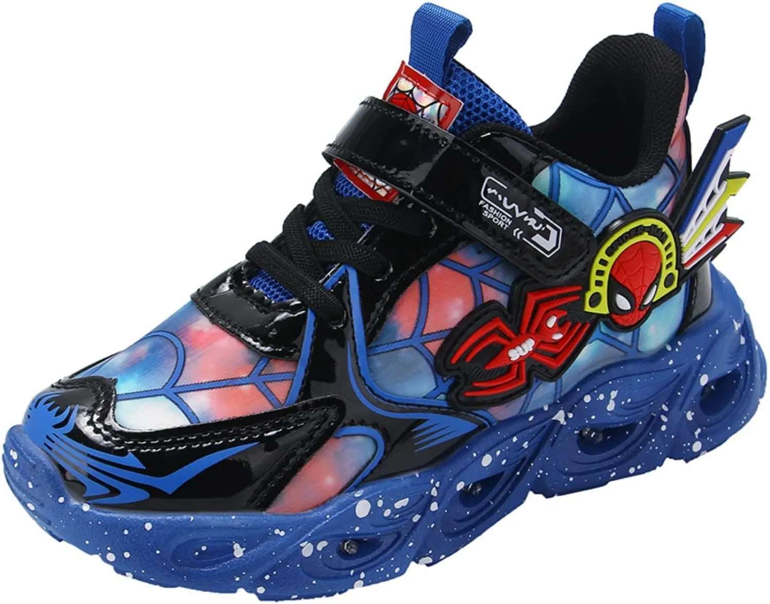 RAYCHY Children's Casual Shoes Boys Breathable Non-Slip Light Sneakers Unisex Luminous Sneakers for Girls Sport Running Shoes