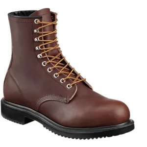 Redwing Steel Toe 8" Brown Lace Up 2233
