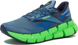 Reebok Floatzig Running Shoes for Men, Shadow/Twilight Blue/Solar Lime, 7